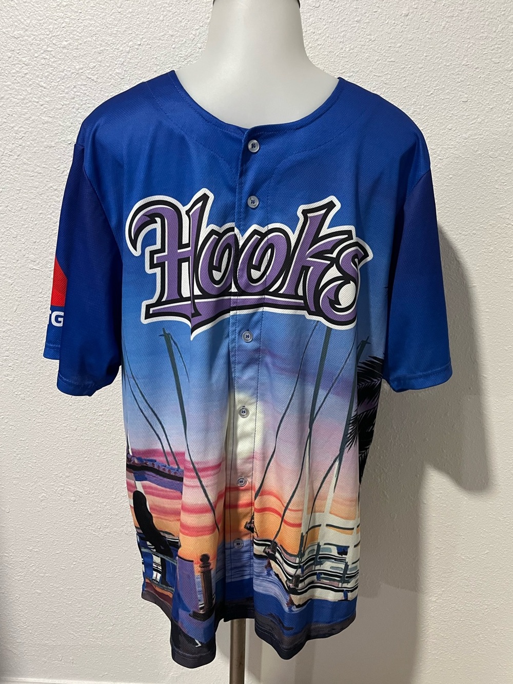 Hooks Baseball Jersey Corpus Christi Texas Size Large